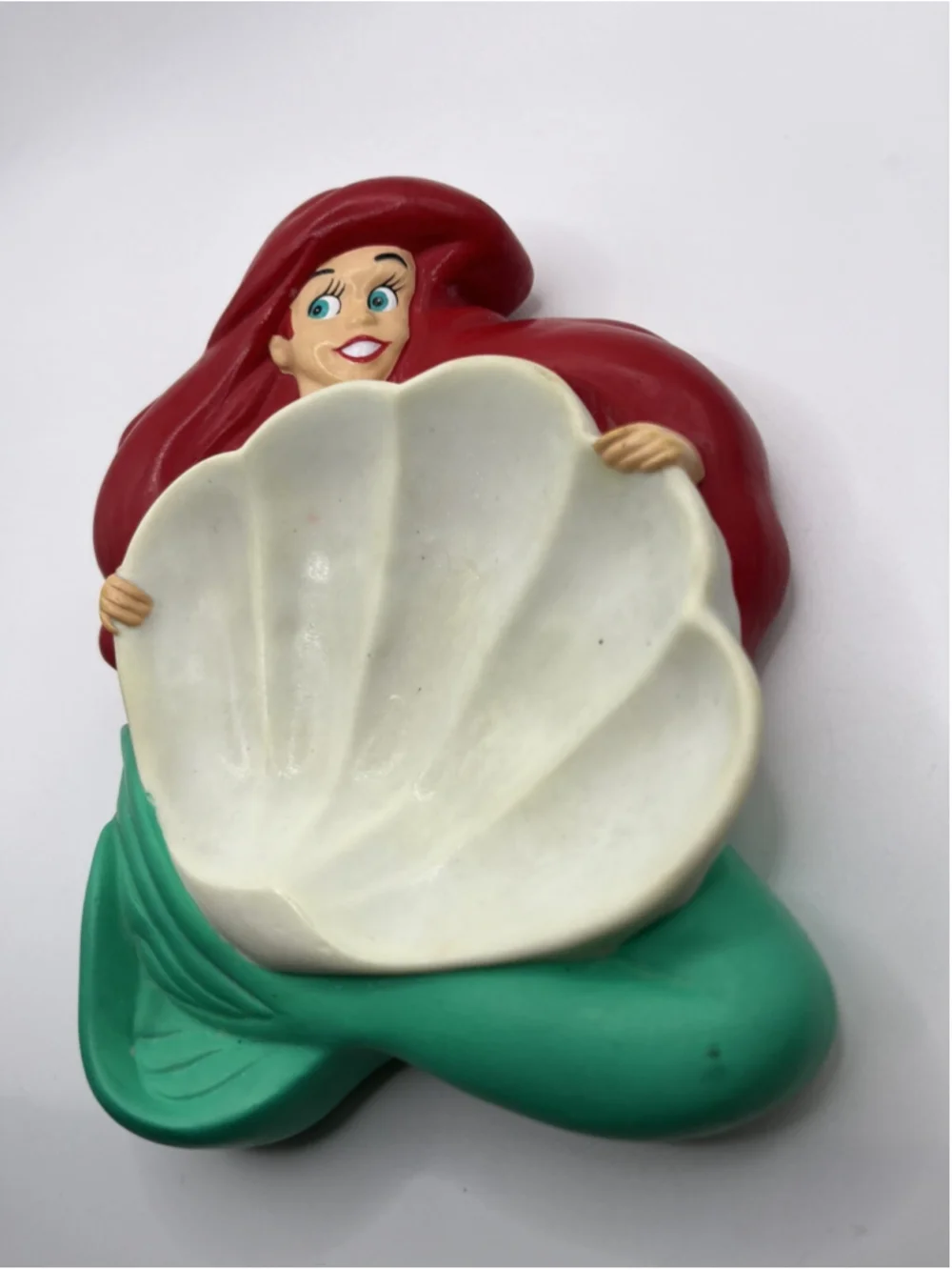 VTG Avon Disney The Little Mermaid Ariel Rubber Floating Soap Dish CUTE